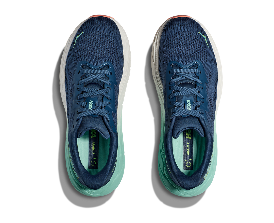 Hoka Womens Arahi 7 - Midnight/Seafoam (1147851-MSF)