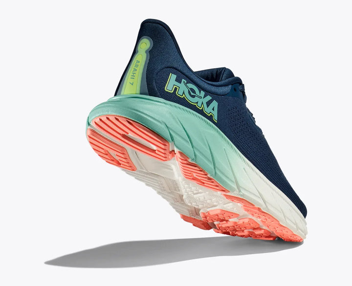 Hoka Womens Arahi 7 - Midnight / Seafoam (1147851-MSF)