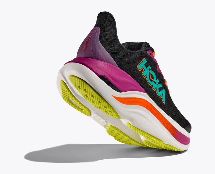 Hoka Womens Skyward X- Black/Electric Aqua (1147912-BCQ)