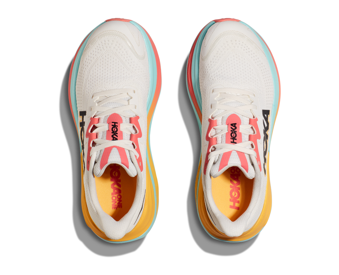 HOKA Women's Skyward X - BLANC DE BLANC / SWIM DAY