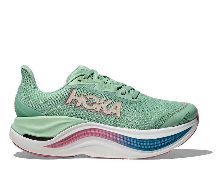 HOKA Women's Skyward X - JADEITE / DRIED ROSE