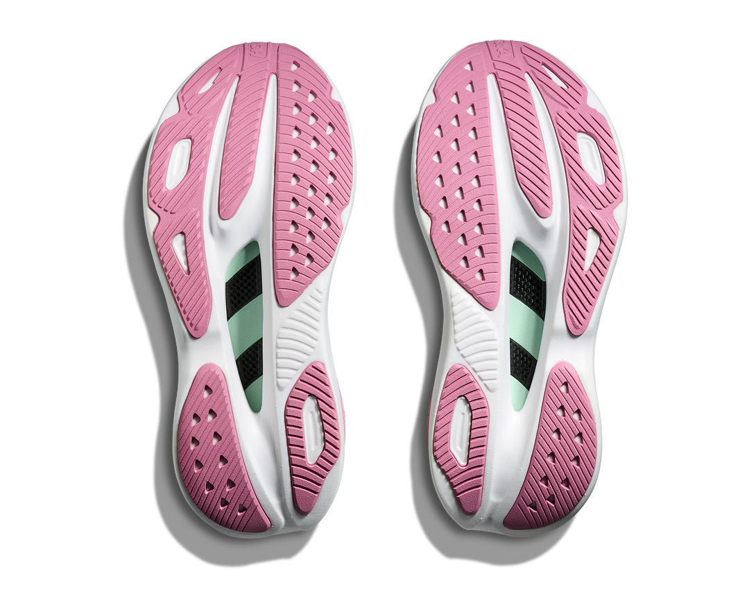 HOKA Women's Skyward X - JADEITE / DRIED ROSE