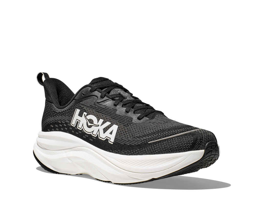 HOKA Men's Skyflow - BLACK / WHITE (Wide)