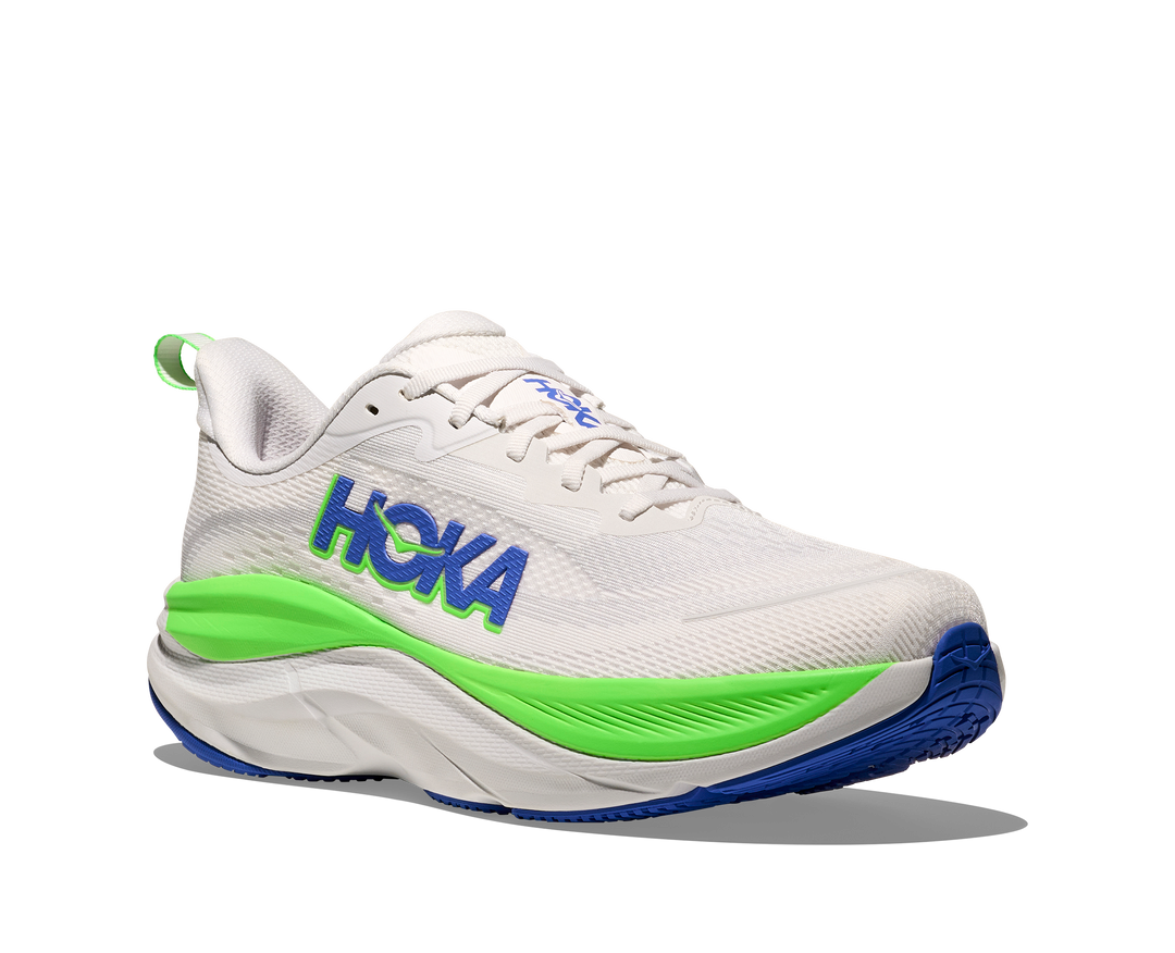 HOKA Skyflow para hombre - GRIS CÓSMICO / VERDE NEÓN