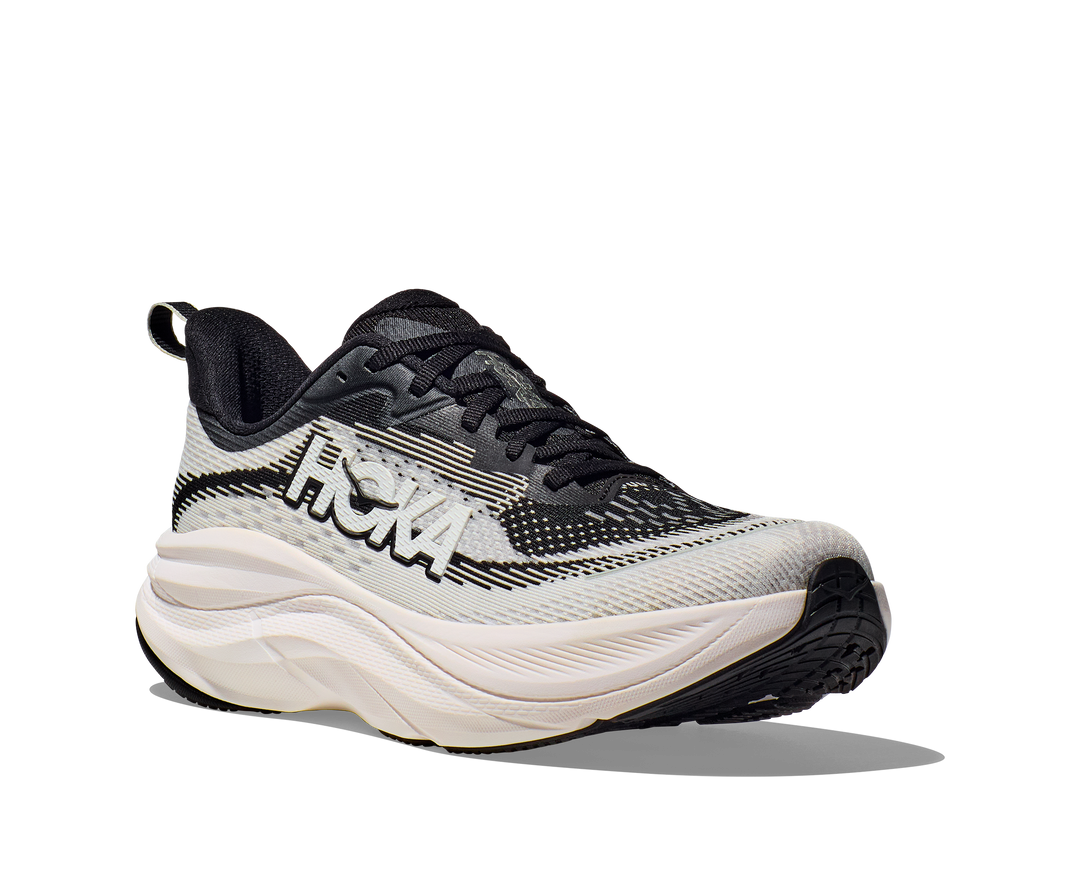 HOKA Women's Skyflow - BLACK / WHITE