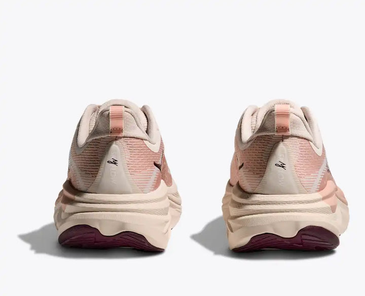 HOKA Skyflow para mujer - Crema rosa/Latte rosa (Ancho)