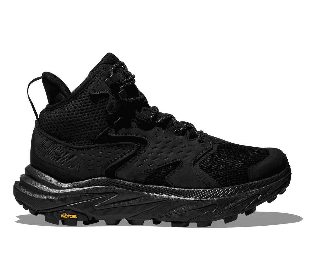 HOKA Women's Anacapa 2 Mid GTX - BLACK / BLACK (Wide)