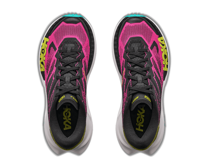 HOKA Women's Mafate X - BLACK / NEON DRAGONFRUIT