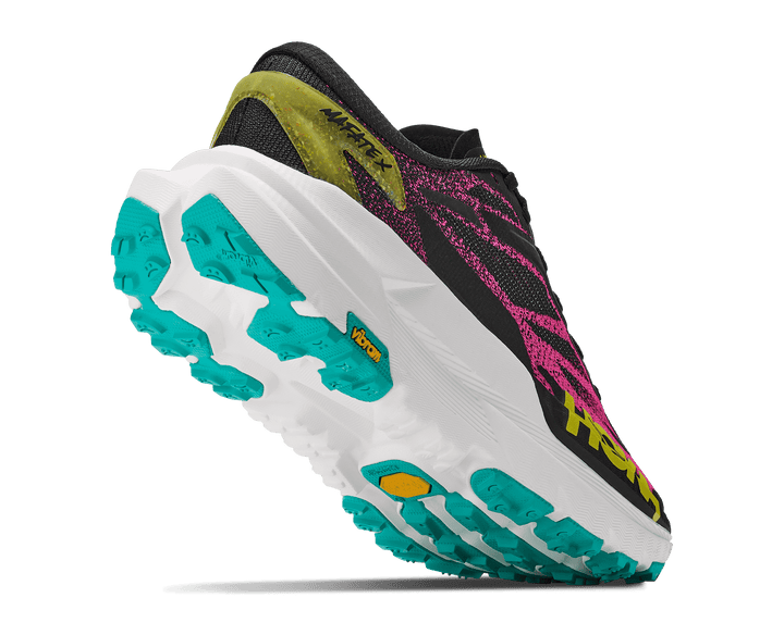 HOKA Women's Mafate X - BLACK / NEON DRAGONFRUIT