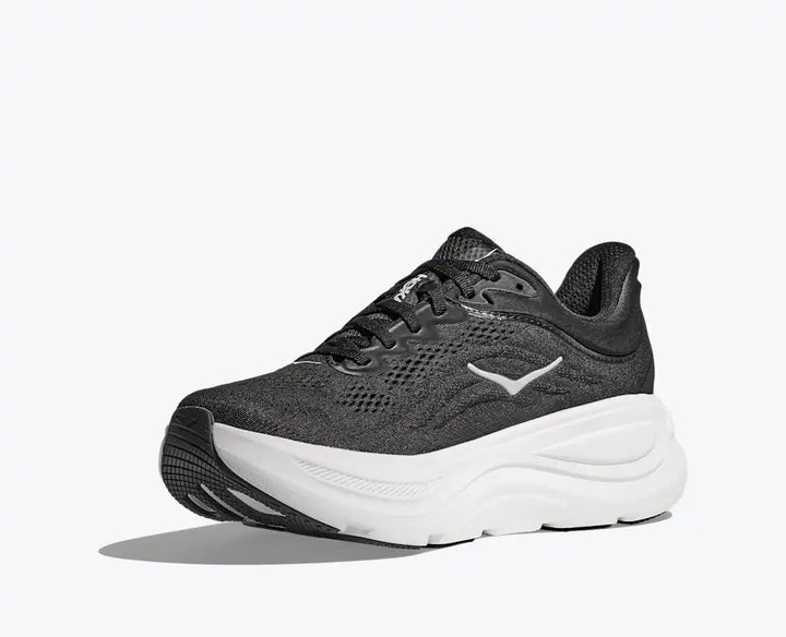 HOKA Bondi 9 para hombre - NEGRO/BLANCO (Extra ancho)