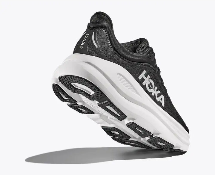 HOKA Bondi 9 para hombre - NEGRO/BLANCO (Extra ancho)