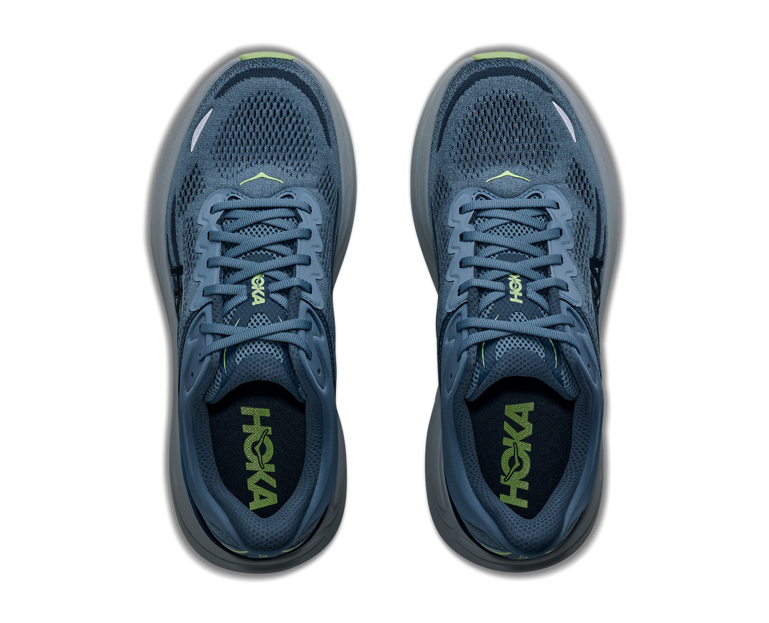 HOKA Men's Bondi 9 - DOWNPOUR / THUNDER CLOUD (Wide)