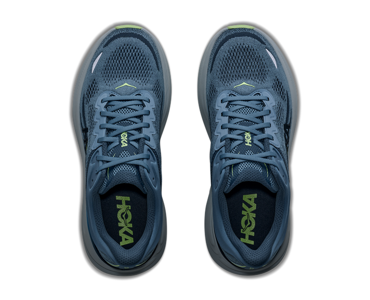 HOKA Men's Bondi 9 - DOWNPOUR / THUNDER CLOUD (Wide)