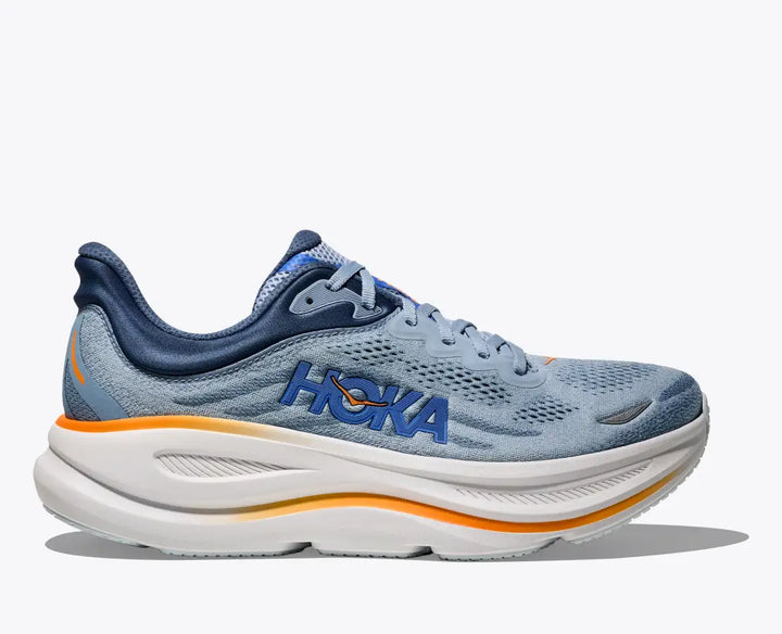 Hoka Mens Bondi 9 Wide- Drizzle/Downpour (1162013-DNP)