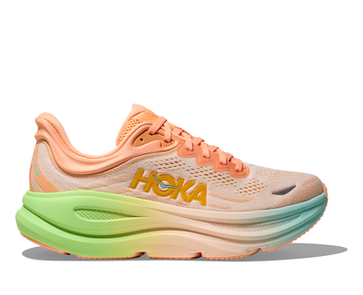 HOKA Bondi 9 para hombre - FROST / MANDARINA PÁLIDA