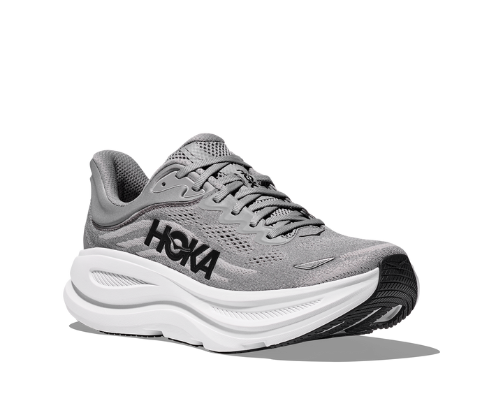 HOKA Men's Bondi 9 - GALACTIC GREY / STELLAR GREY (Wide)