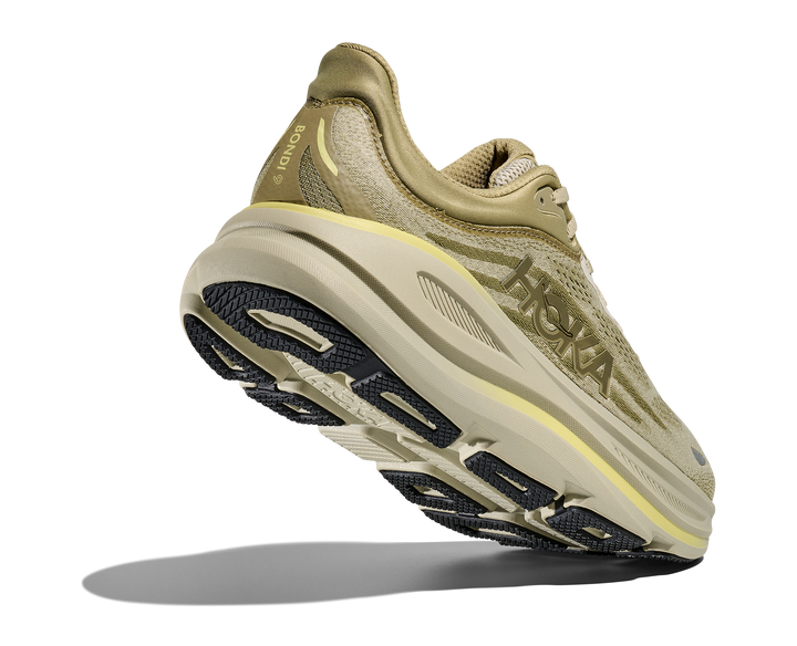 HOKA Men's Bondi 9 - GRASSLAND / OYSTER MUSHROOM