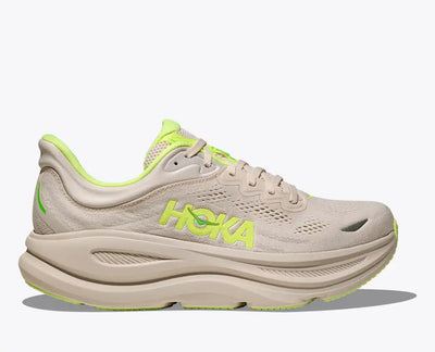 HOKA Men's Bondi 9 - GROUT / NEON YUZU