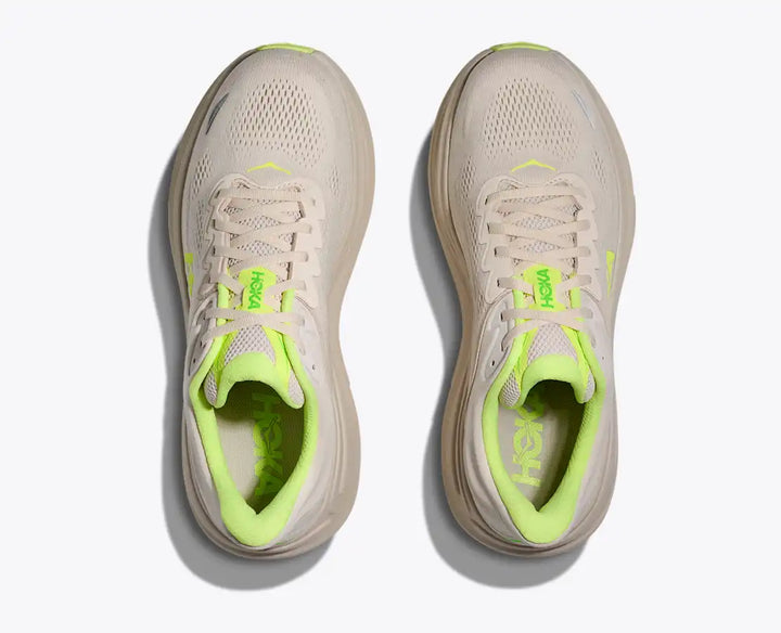 HOKA Bondi 9 para hombre - GROUT / NEON YUZU