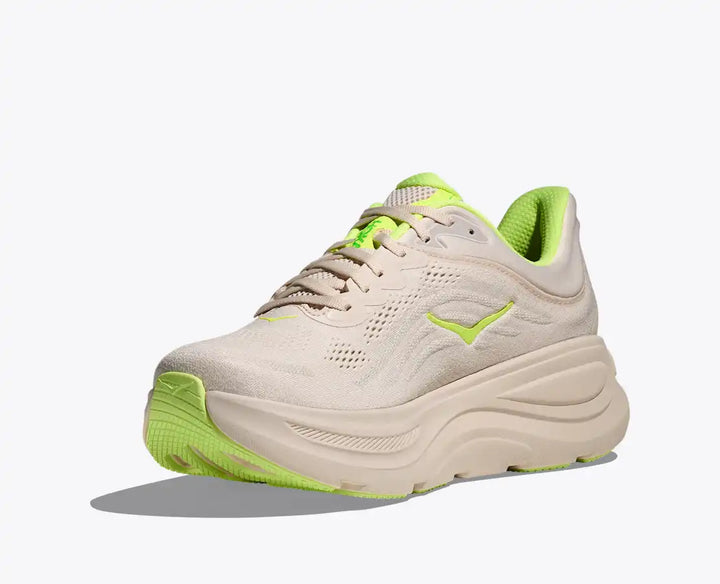 HOKA Bondi 9 para hombre - GROUT / NEON YUZU