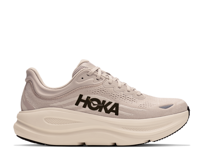 HOKA Men's Bondi 9 - RIVER ROCK GREY / ALABASTER (Wide)