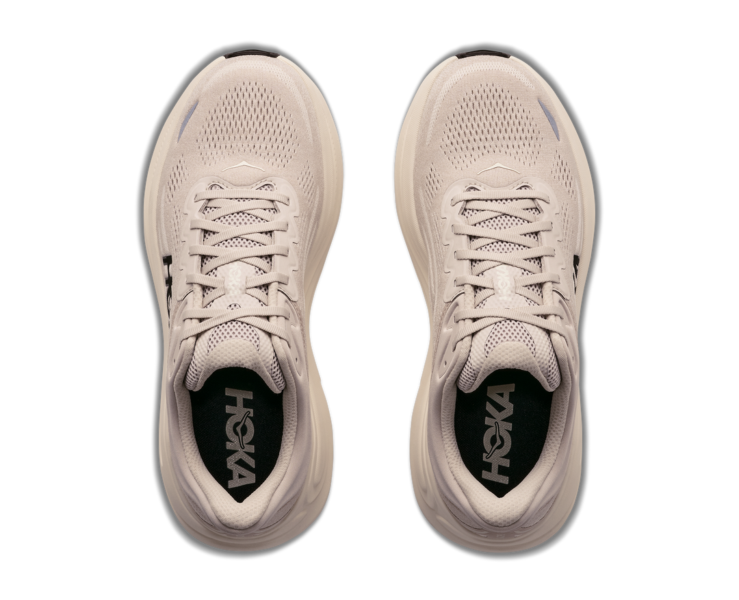 HOKA Men's Bondi 9 - RIVER ROCK GREY / ALABASTER