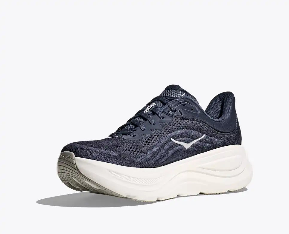 HOKA Bondi 9 para hombre - VARSITY NAVY / WHITE (Extra ancho)