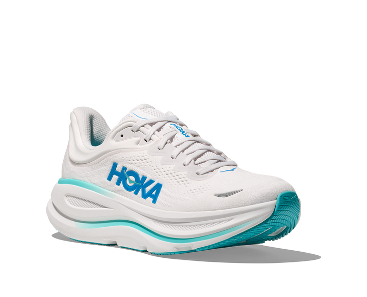 HOKA Men's Bondi 9 - WHITE / HOKA BLUE
