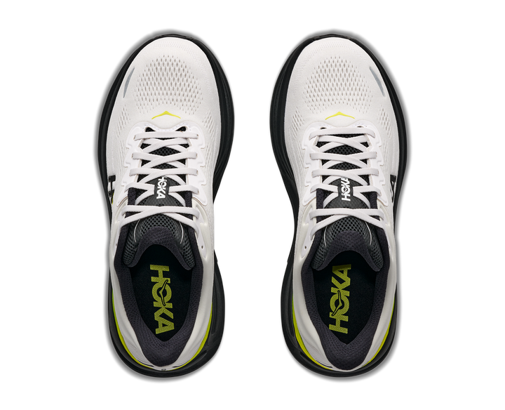HOKA Men's Bondi 9 - WHITE / CITRUS