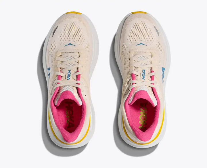 HOKA Bondi 9 para mujer - ALABASTER / BIRCH (Ancho)
