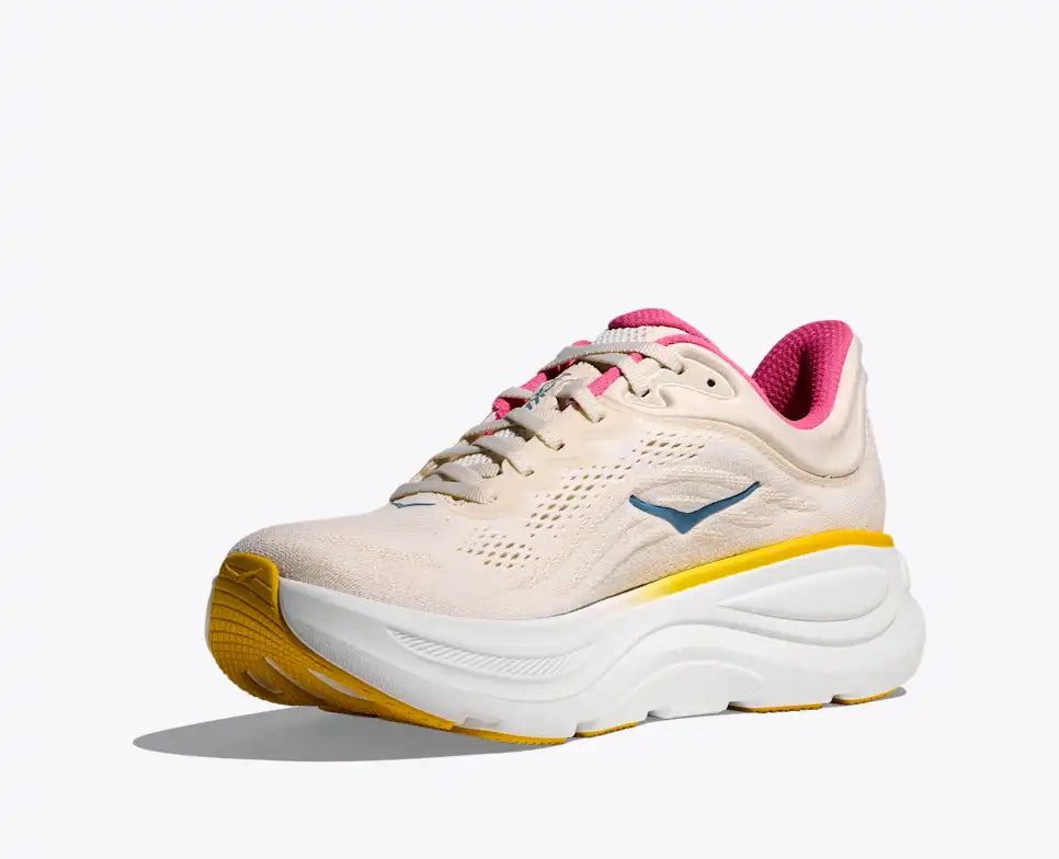HOKA Bondi 9 para mujer - ALABASTER / BIRCH (Ancho)