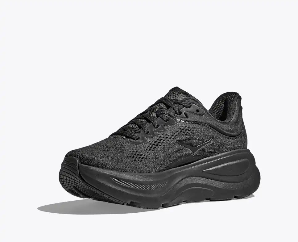 HOKA Bondi 9 para mujer - NEGRO/NEGRO (Extra ancho)