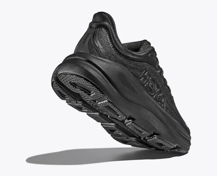 HOKA Bondi 9 para mujer - NEGRO/NEGRO (Extra ancho)