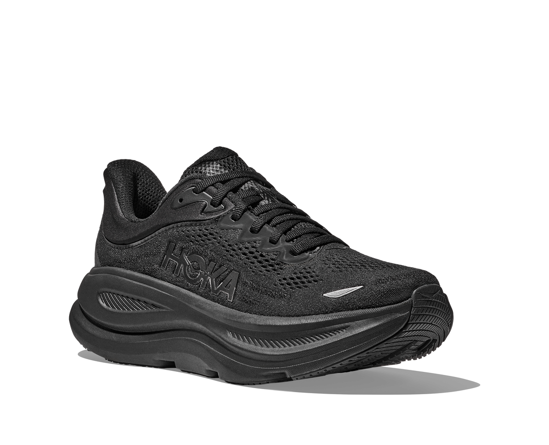 HOKA Women's Bondi 9 - BLACK / BLACK (Wide)
