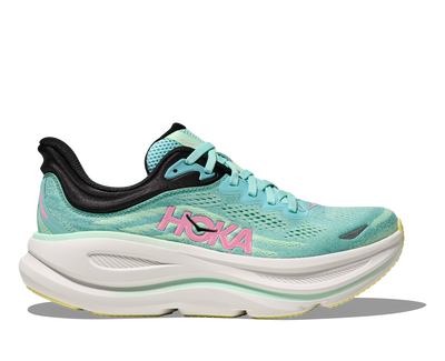 HOKA Bondi 9 para mujer - Azul brillante / Fluorito menta
