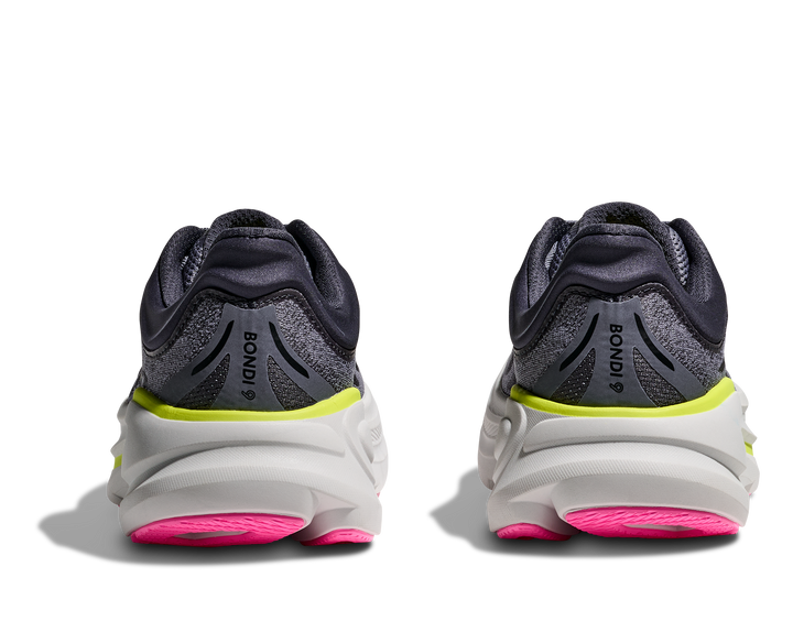 HOKA Women's Bondi 9 - CHARCOAL GREY / GREY SKIES