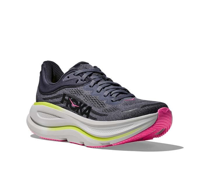 HOKA Women's Bondi 9 - CHARCOAL GREY / GREY SKIES