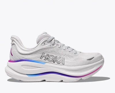 HOKA Bondi 9 para mujer - GRIS CÓSMICO/BLANCO (Ancho)