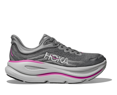 HOKA Women's Bondi 9 - GALACTIC GREY / ASTEROID