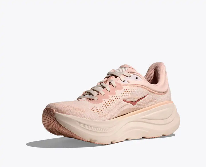 HOKA Bondi 9 para mujer - ROSE LATTE / ROSE CREAM (Ancho)