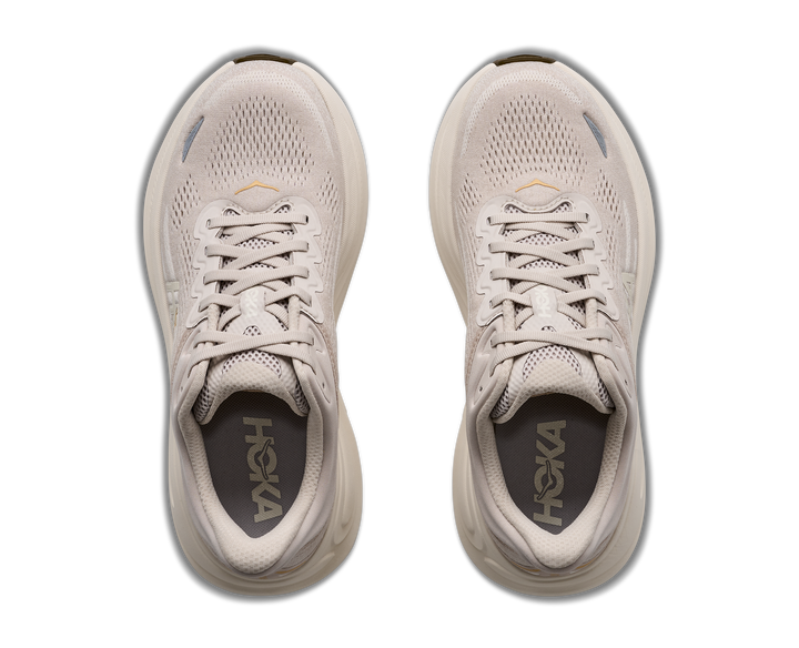 HOKA Women's Bondi 9 - RIVER ROCK GREY / ALABASTER (Wide)
