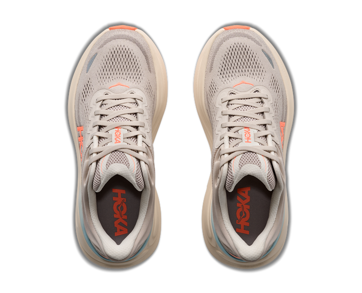 HOKA Women's Bondi 9 - RIVER ROCK GREY / MINERAL ORE