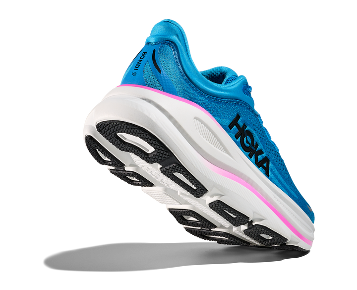 HOKA Bondi 9 para mujer - AZUL CIELO / FUCSIA NEÓN