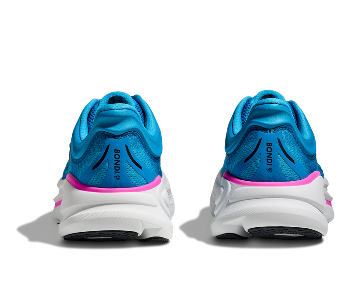 HOKA Bondi 9 para mujer - AZUL CIELO / FUCSIA NEÓN