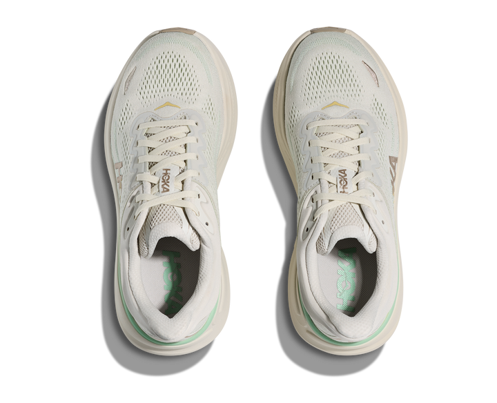 HOKA Women's Bondi 9 - TRUFFLE SALT / SEA GLASS