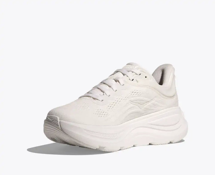 HOKA Bondi 9 para mujer - BLANCO / BLANCO (Extra ancho)