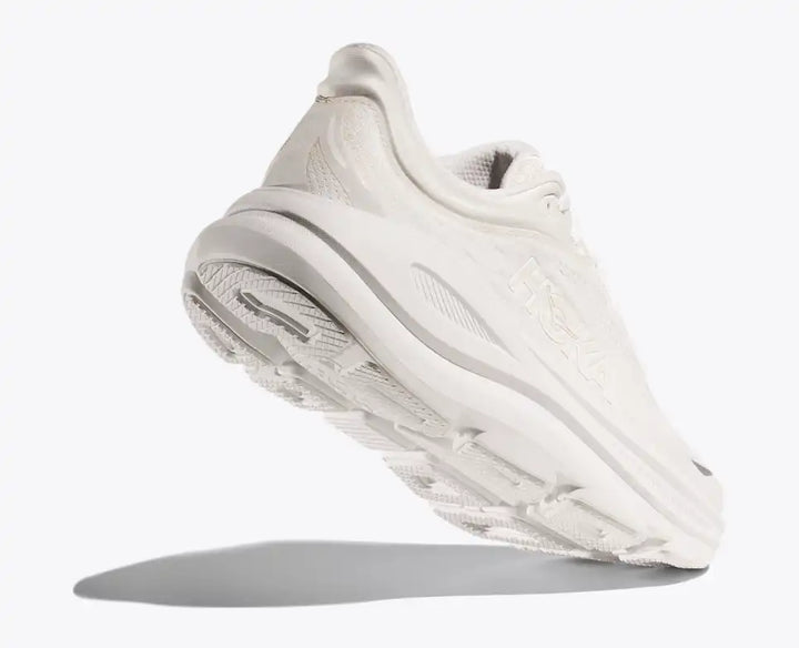 HOKA Bondi 9 para mujer - BLANCO / BLANCO (Extra ancho)