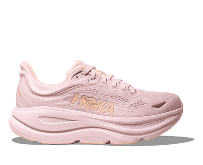HOKA Women's Bondi 9 - LILAC CREAM / TANGERINE GLOW (Wide)