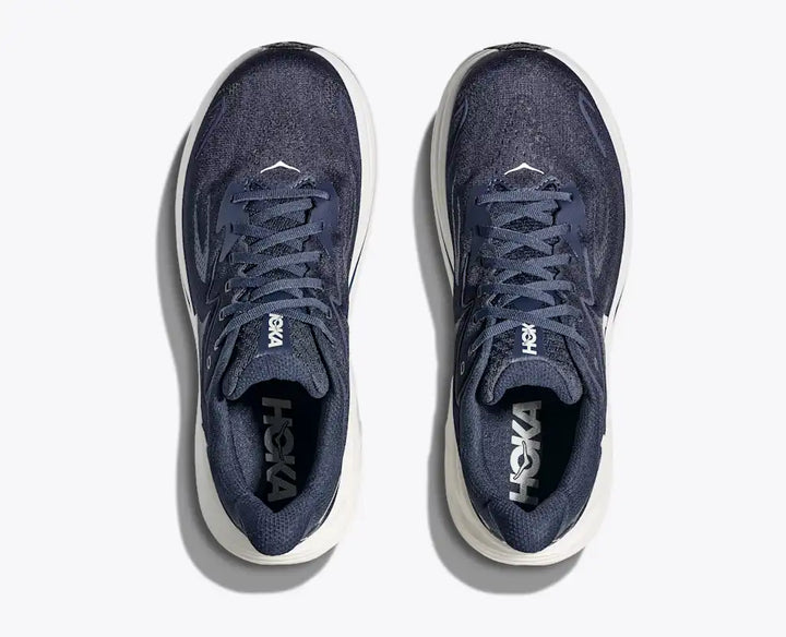 HOKA Men's Clifton 10 - NAVY / WHITE (Extra Wide)