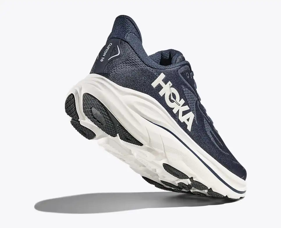 HOKA Men's Clifton 10 - NAVY / WHITE (Extra Wide)